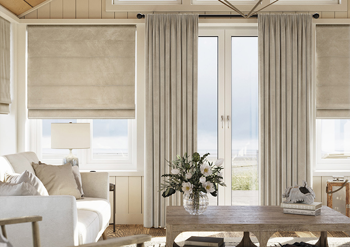 Odessa Velvet, Mushroom - Made to Measure Curtains - Image 3